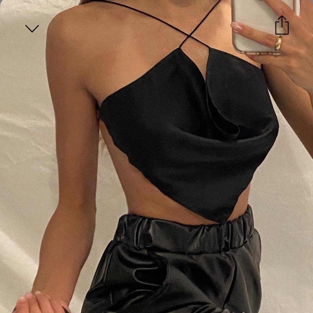 Black Princess Polly Top